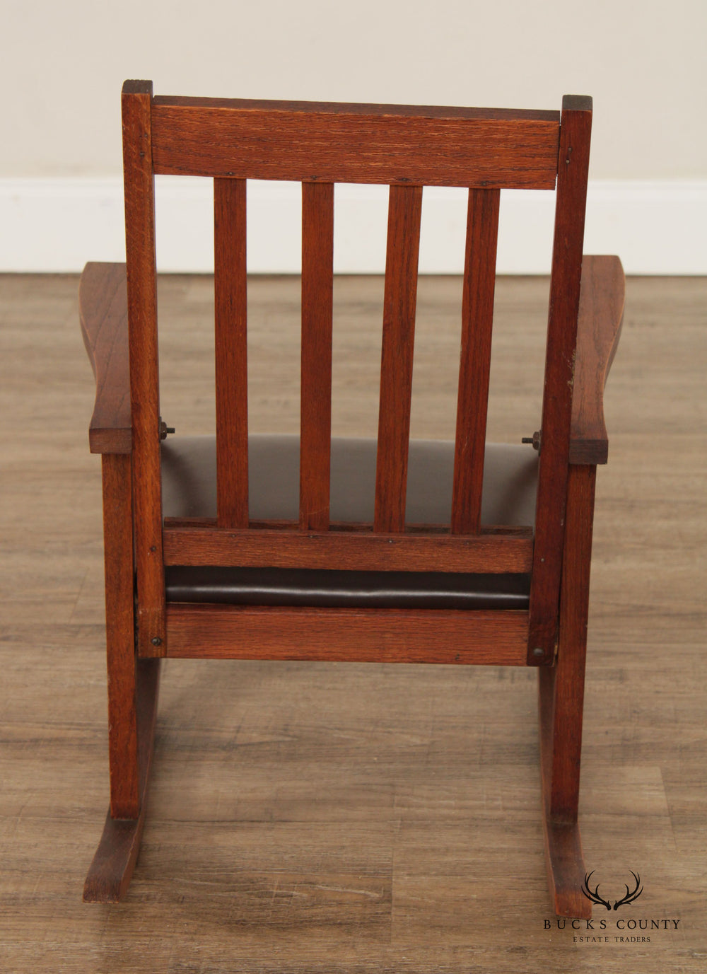 Mini Antique Rocking Chair Antique Mission Oak Children's Rocking Chair