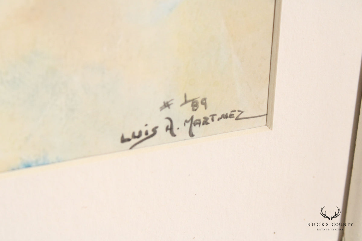 Luis Martinez Contemporary Abstract Framed Print