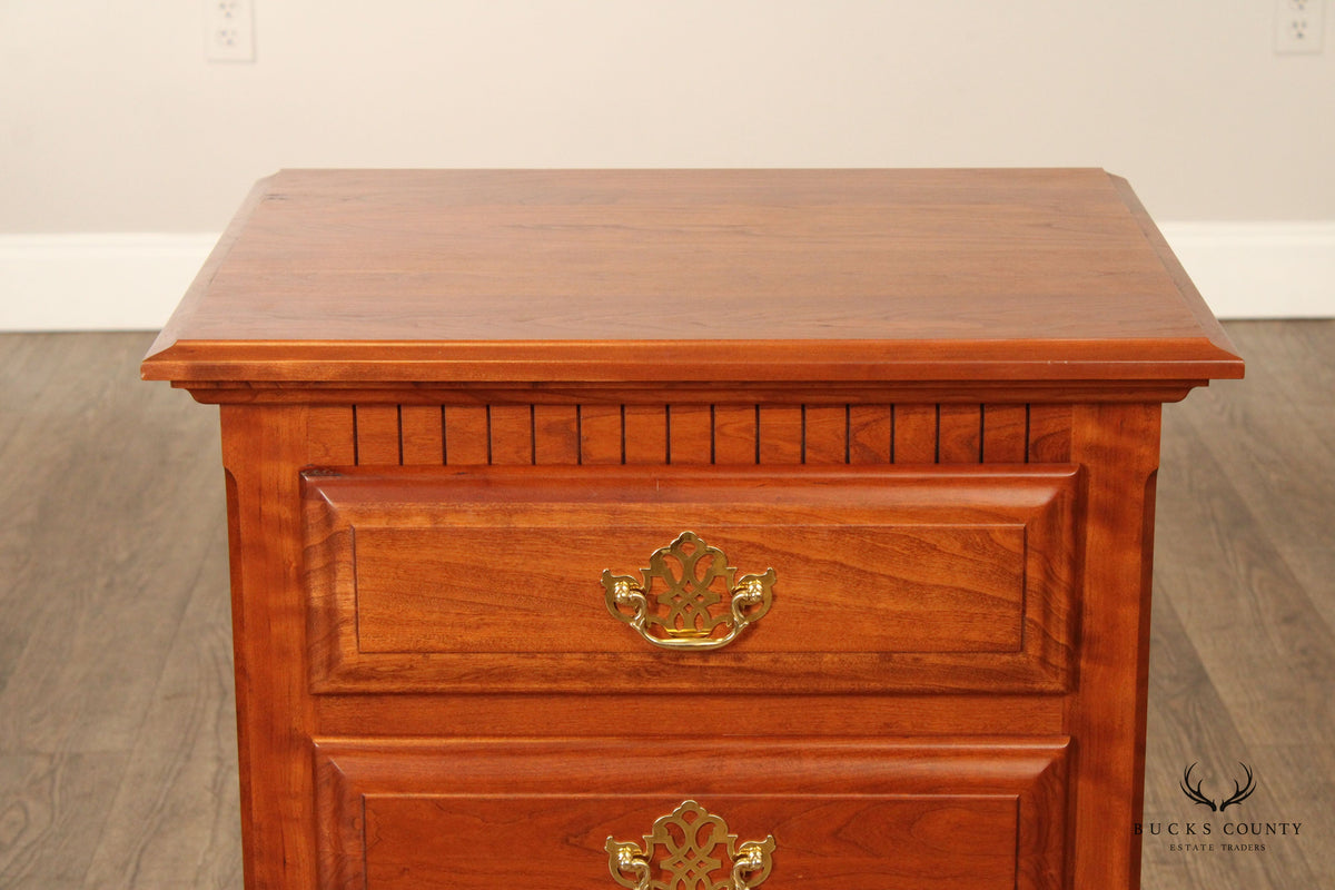Millcraft 'Victoria's Tradition' Solid Cherry Three-Drawer Nightstand