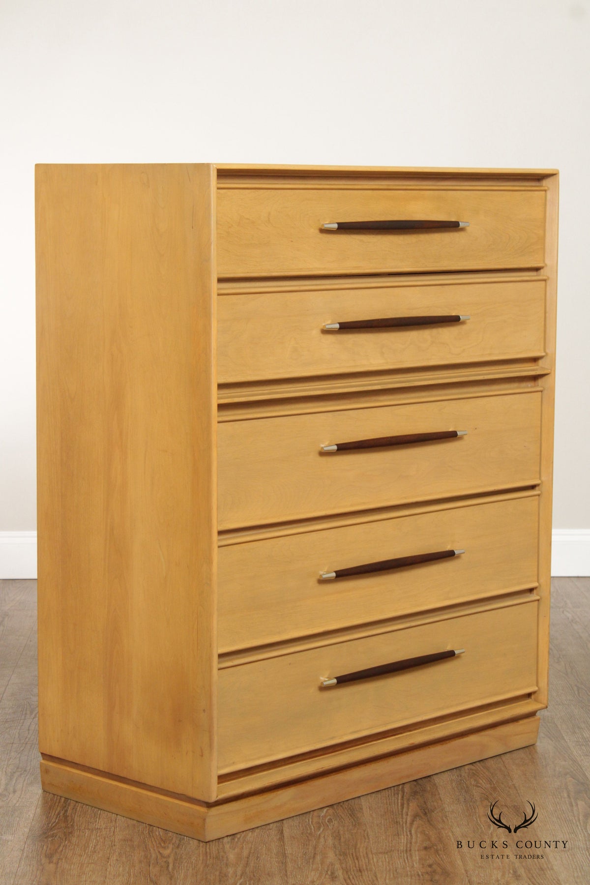Heywood Wakefield Mid Century Modern Tall Chest of Drawers