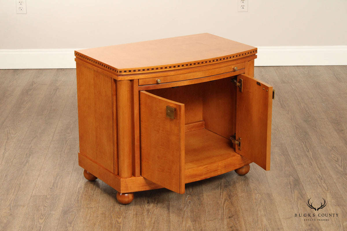 Hickory White Genesis Collection Biedermeier Style Maple Cabinet Nightstand