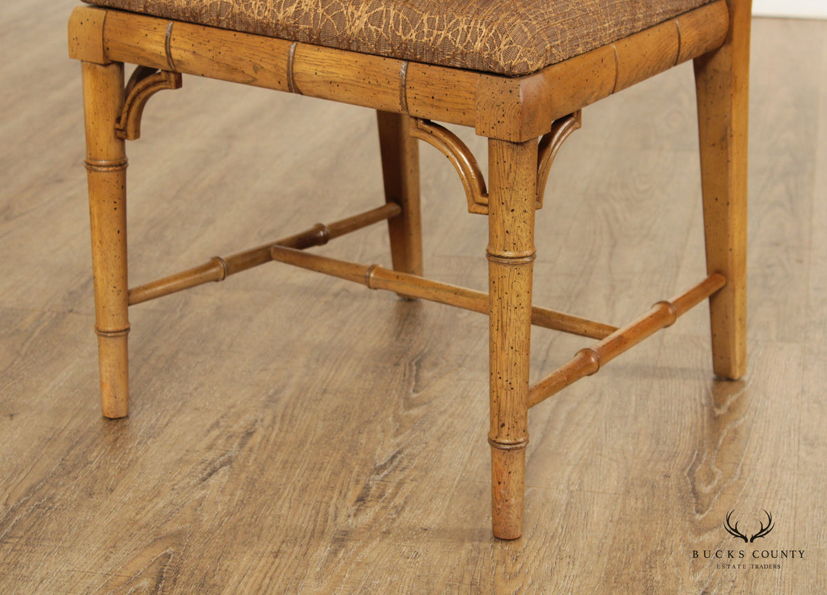 Century Furniture VIntage Faux Bamboo Side Chair