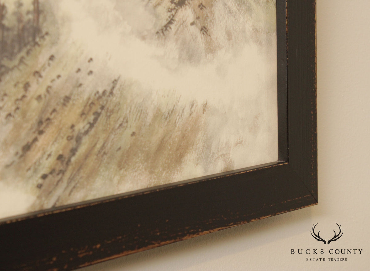 Palladio Custom Frame Asian Landscape Fine Art Print