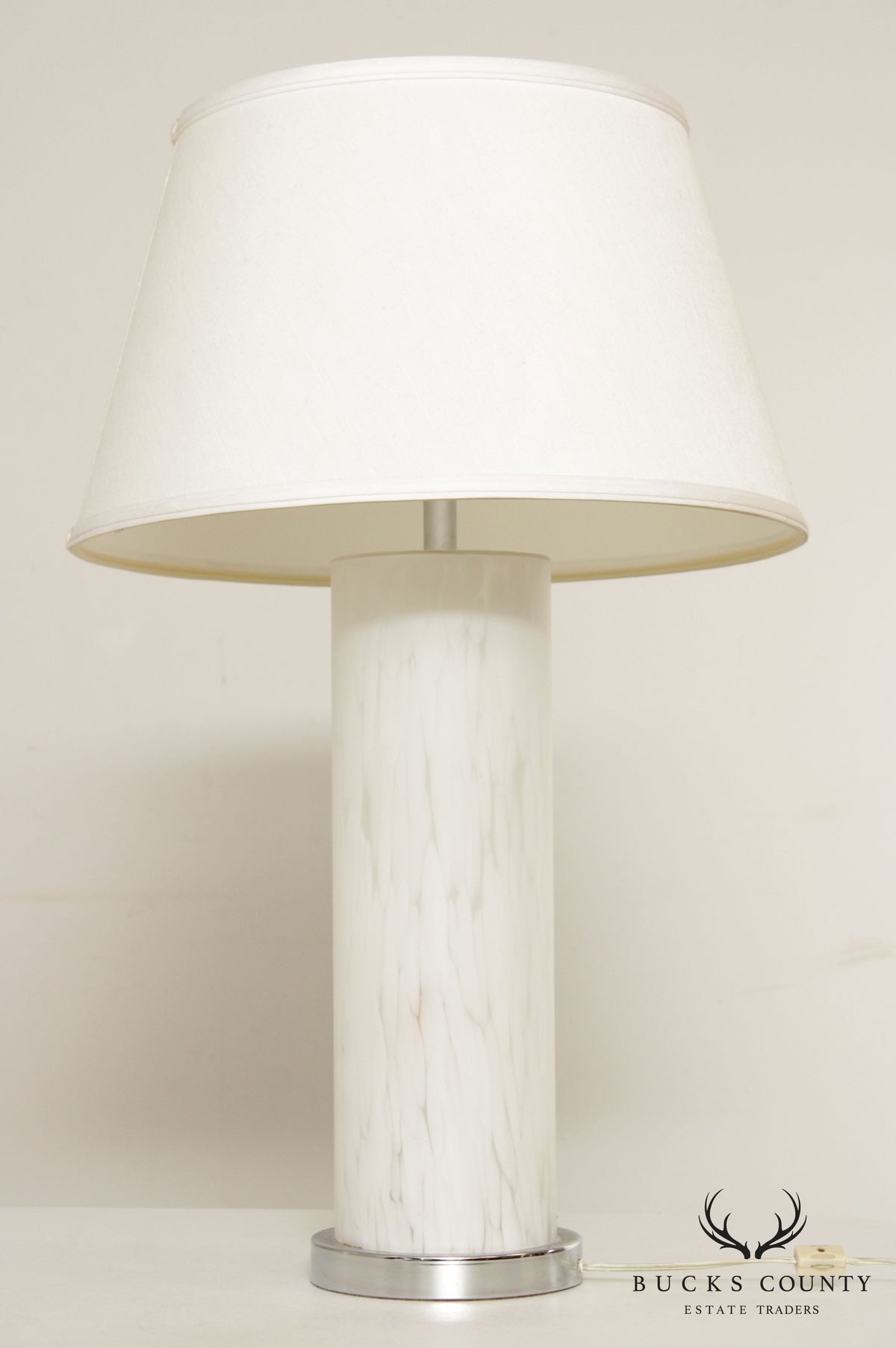 Mid Century Modern Art Glass Table Lamps