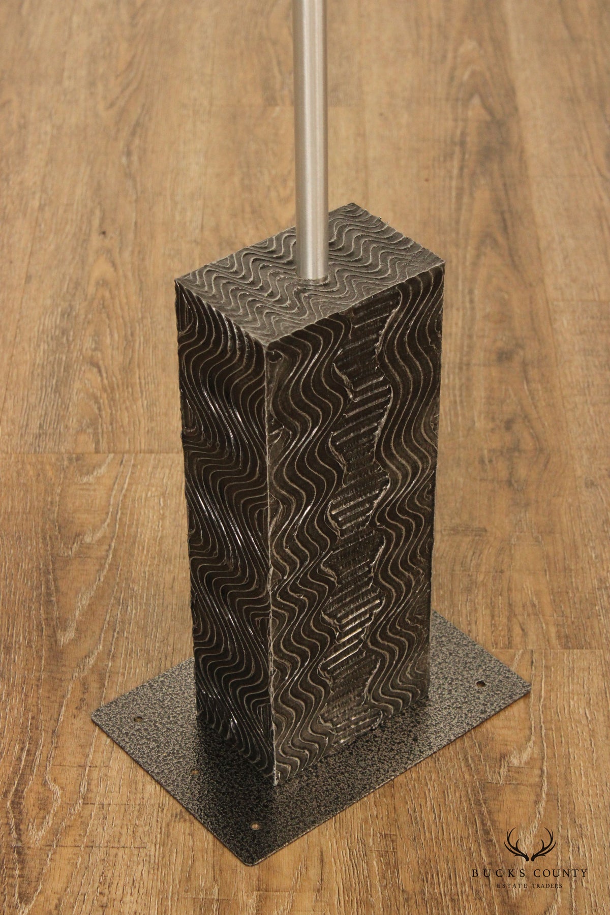 Contemporary Abstract Kinetic Metal Sail Large Sculpture