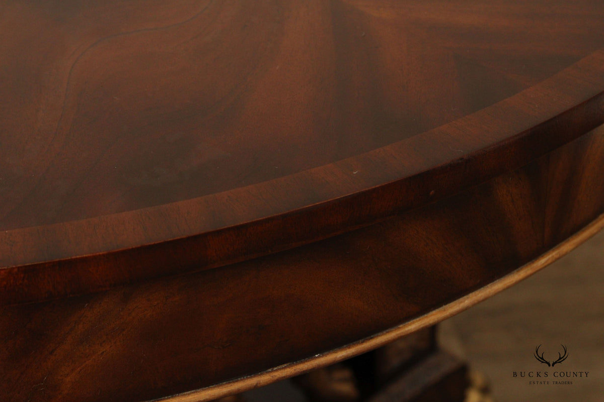 Maitland Smith French Empire Style Partial Gilt Mahogany Center Table