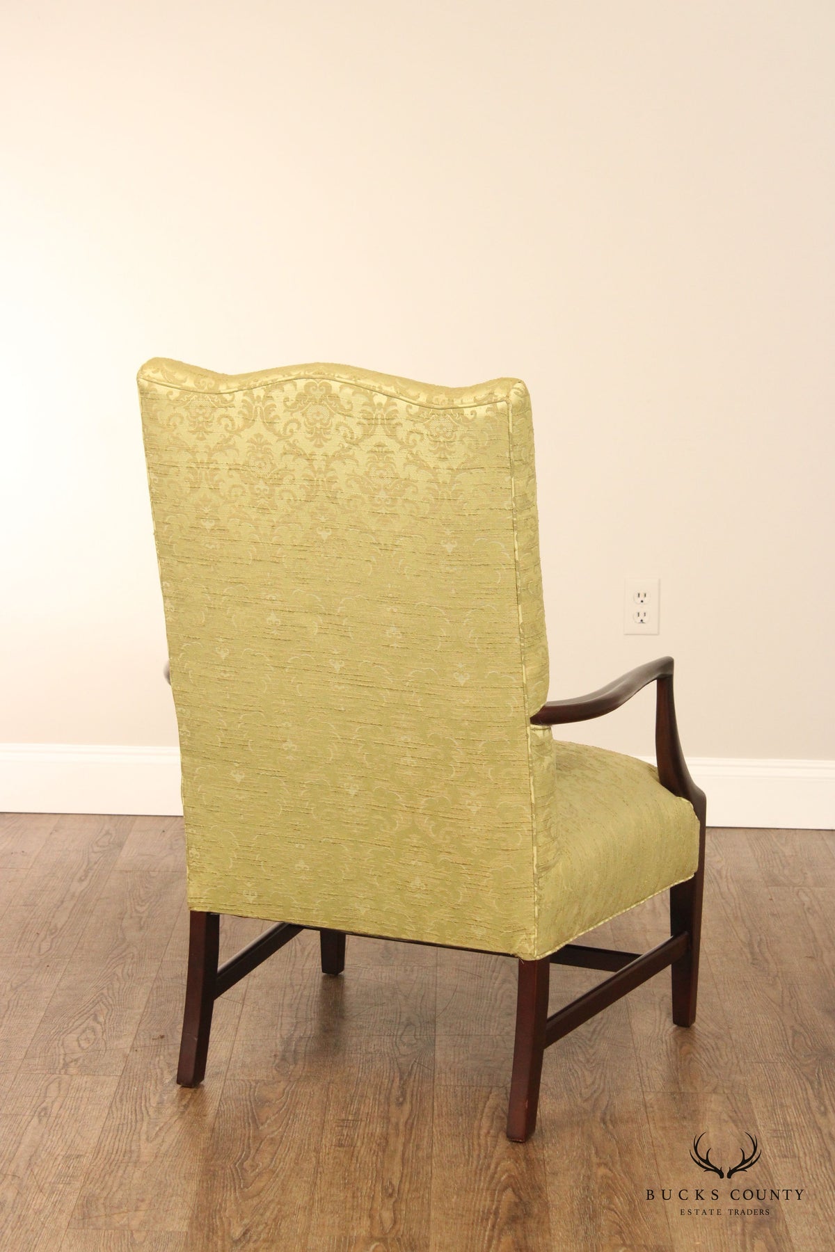 Chippendale Style Mahogany Lolling Armchair