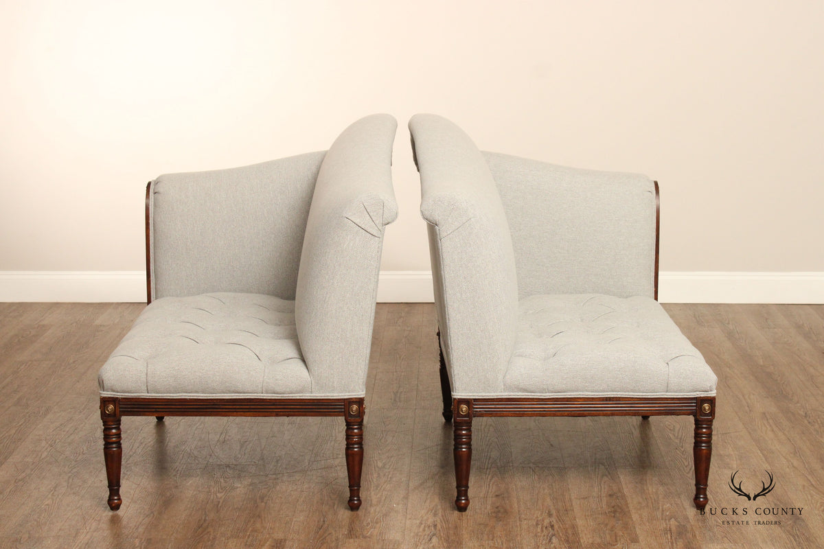 Theodore Alexander Althorp Living History Regency Style Pair of Complementing Chairs