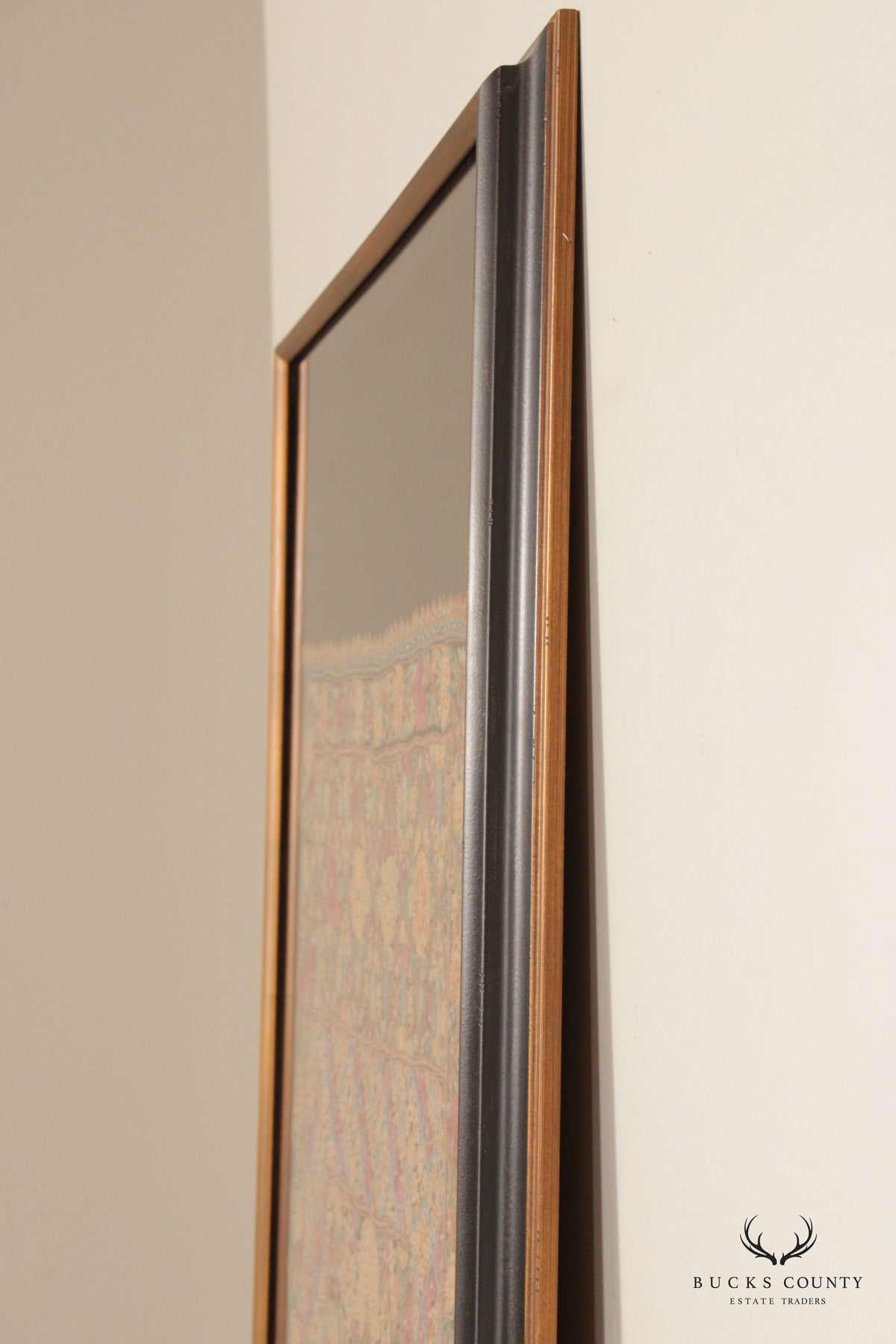 Kashmiri Style Hand Embroidered Crewel Framed Textile