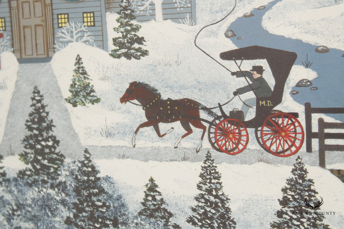 Jane Wooster Scott 'Doc's Race with the Stork' Limited Edition Art Print