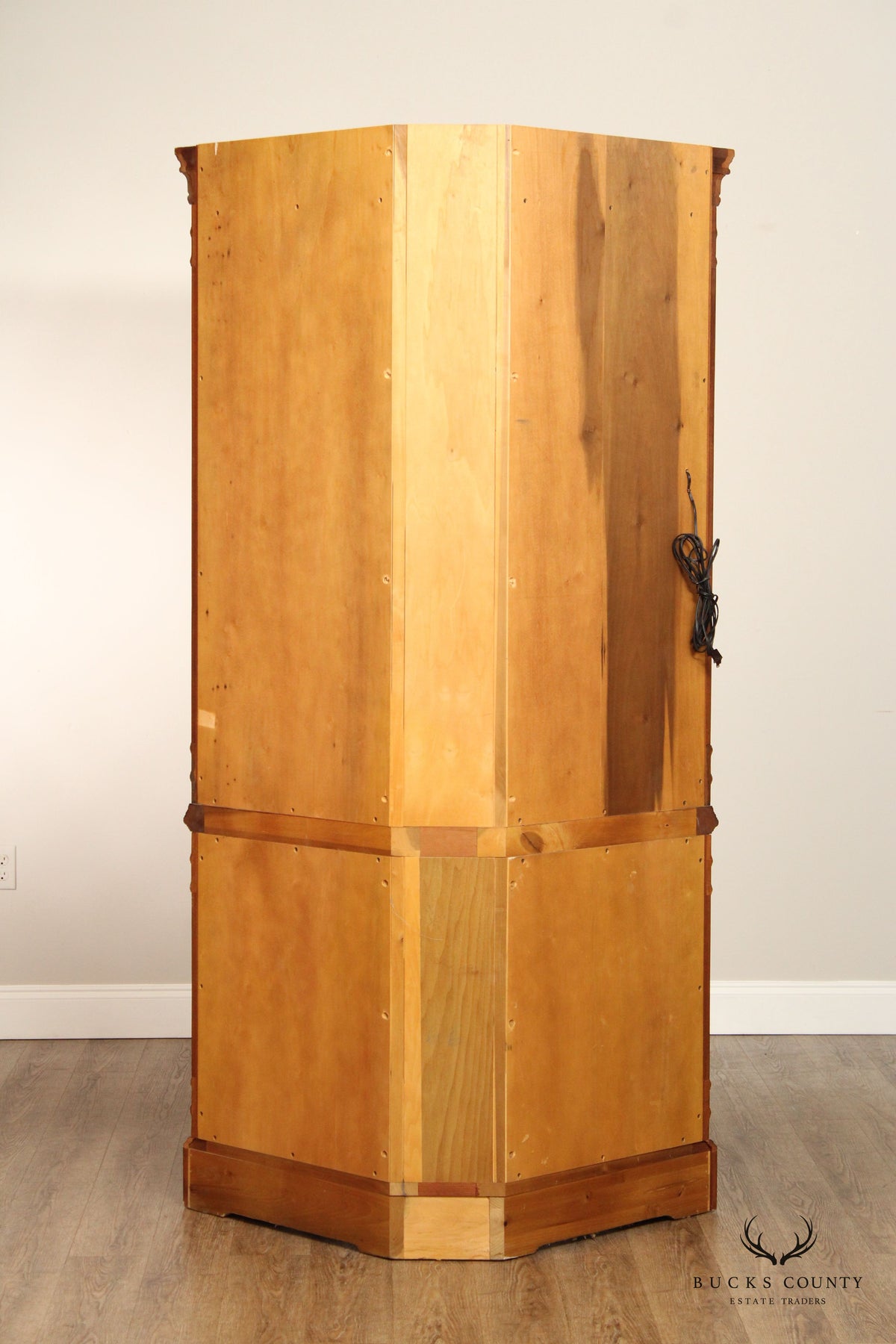 Councill Chippendale Style Mahogany Corner Cabinet