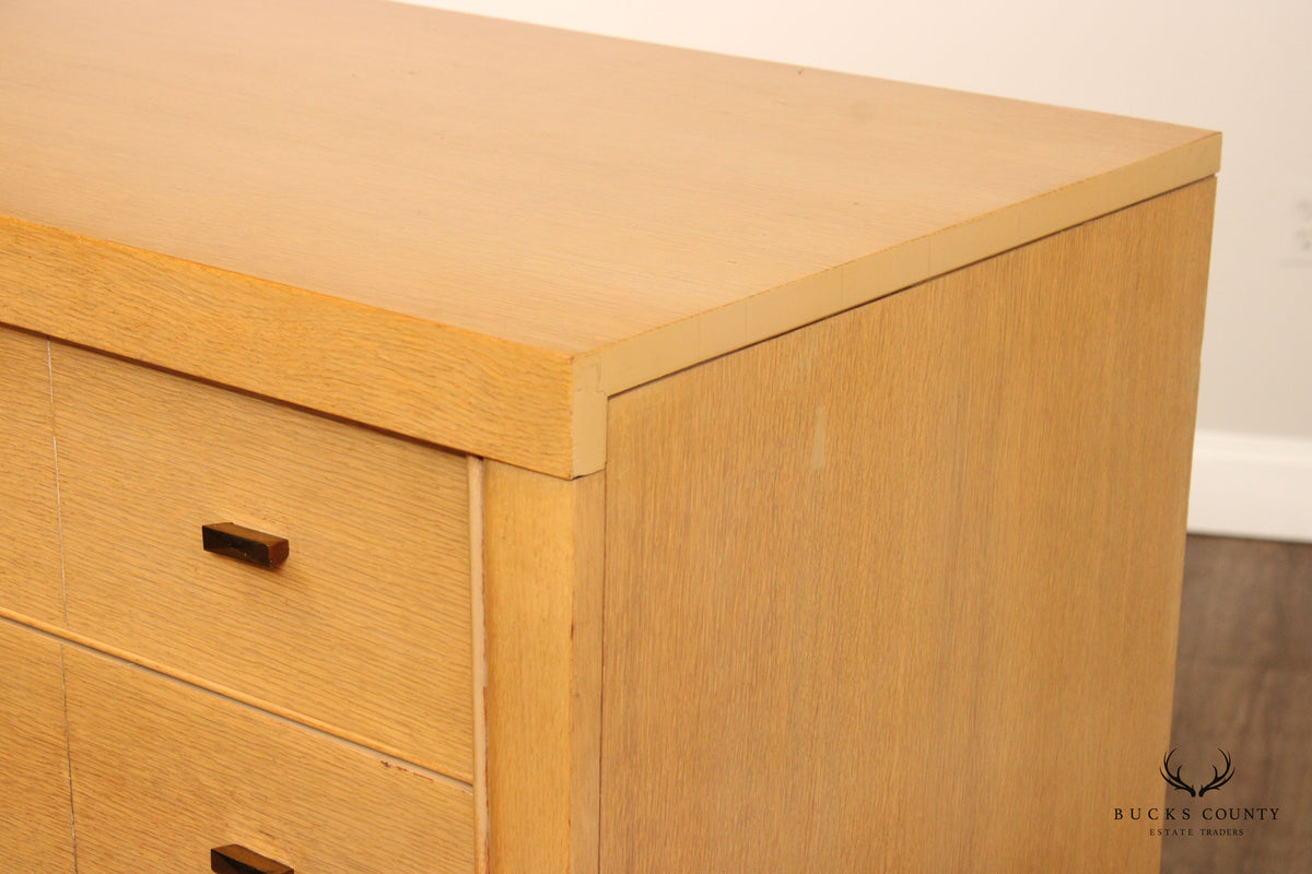 1950s Mid Century Modern Blonde Wood Chest of Drawers