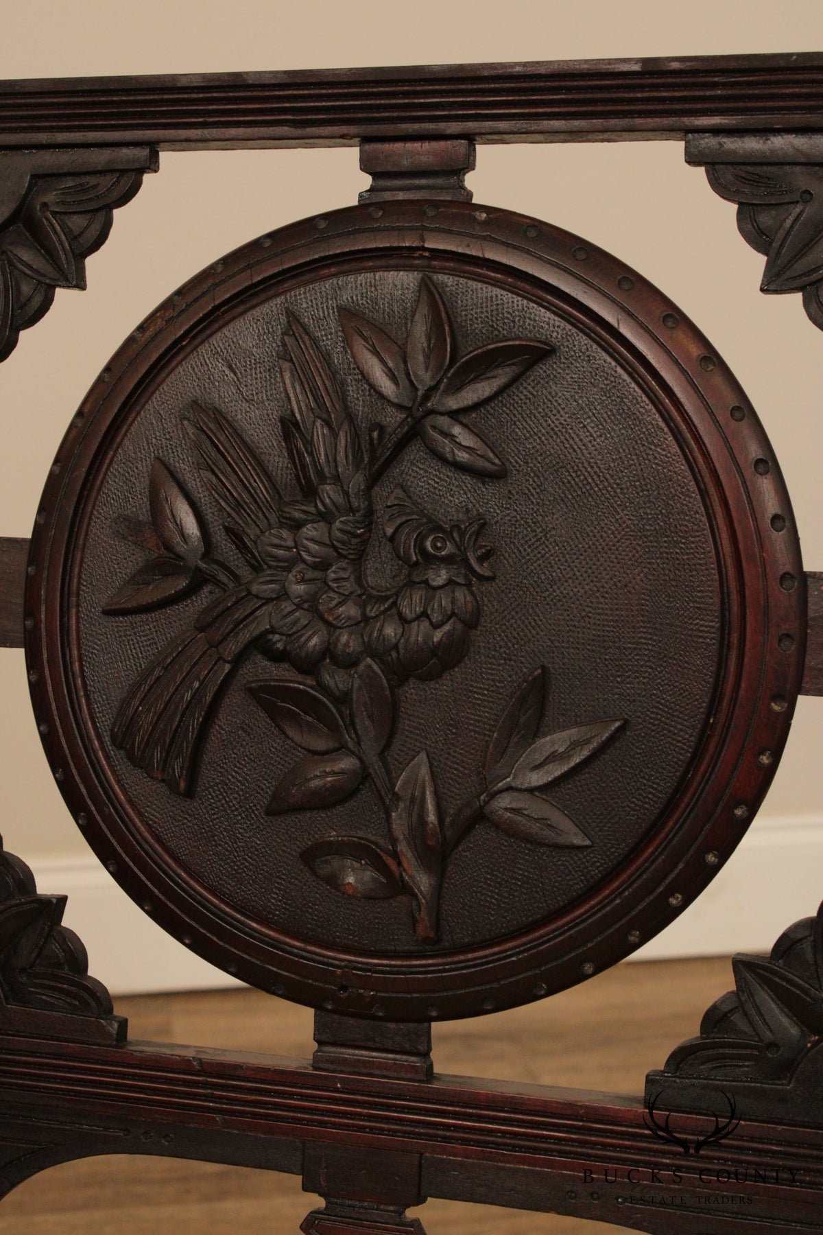 Antique Victorian Carved Armchair