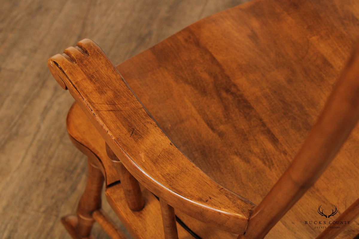 Ethan Allen Windsor Style Maple Rocking Chair