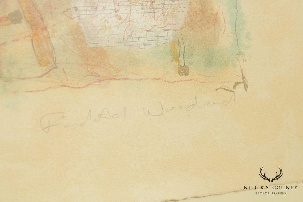 Fairchild Woodard Pencil Signed Lithograph 'Gift From Far Away'