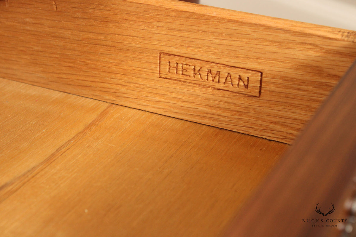 Hekman Queen Anne Style Walnut Console or Sofa Table