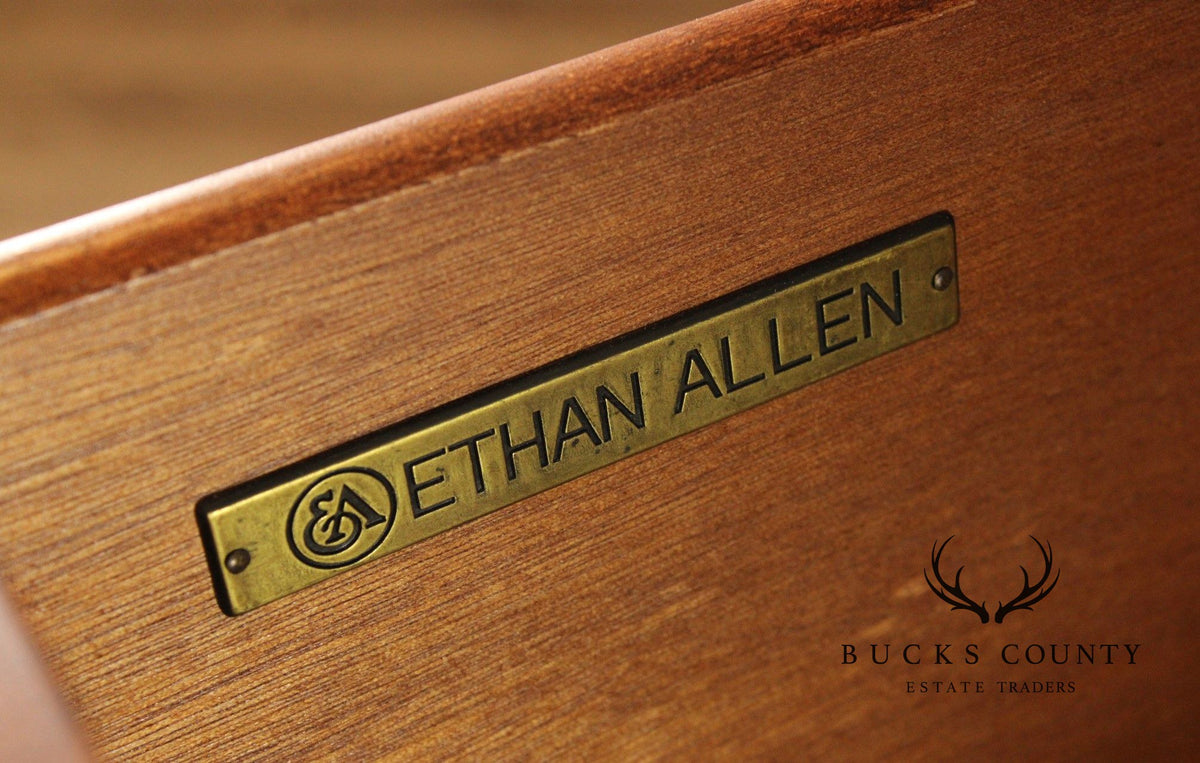 Ethan Allen Paint Decorated 'Tuscany' Bombe Chest